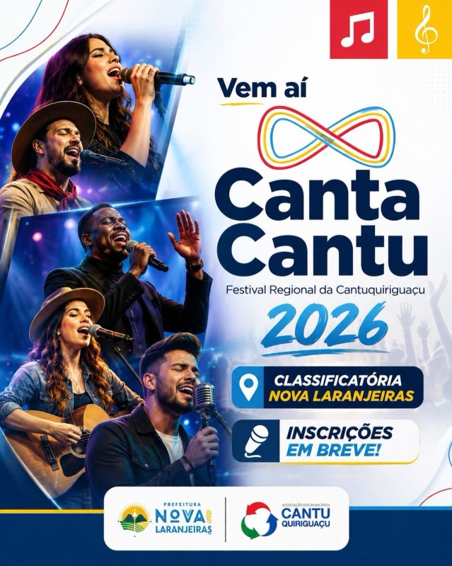 Vem aí o Canta Cantu 2026